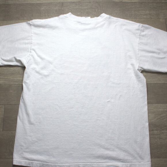 Vintage 1995 U.S.A Flag Smiling Kid Novelty Graphic T-Shirt Size XL - Picture 5 of 5